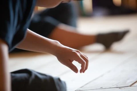 Dancers movement contact improvisation performance Stock Photos
