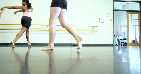 Dancers performing and practicing. Ultra HD 4K Video stock 45894025