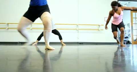 Dancers performing and practicing. Ultra HD 4K Video stock 46351992