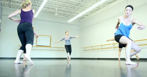 Dancers performing and practicing. Ultra HD 4K Video stock 46352443