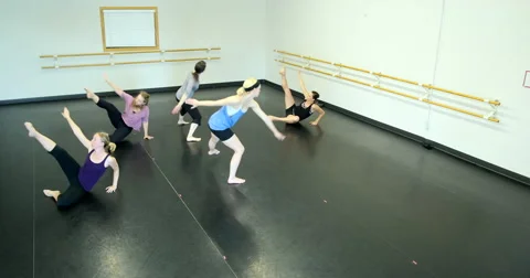 Dancers performing and practicing. Ultra HD 4K Video stock 46353083