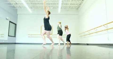 Dancers performing and practicing. Ultra HD 4K Video stock 46600284