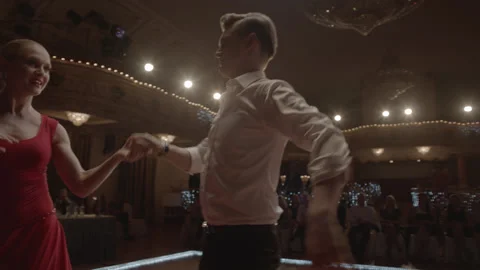 Dancers Performing Expressive Latin Dance Together Stock Footage 158612885