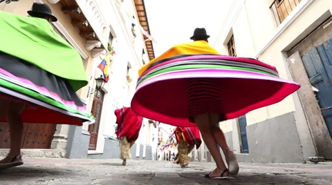 Dancers in Quito. Ecuador. Stock-Footage 33828514