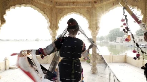 Dancers, Rajasthan. India. Stock Footage 84411595