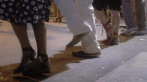 Dancers of sardana 스톡 동영상 45777961