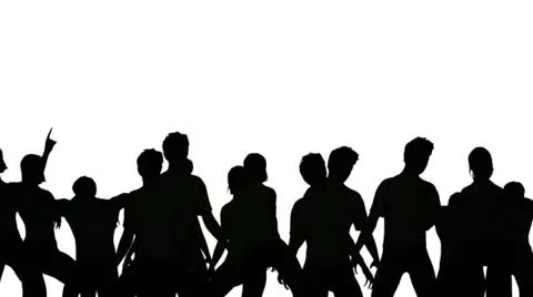 Dancers Silhouette 720 Stock Footage