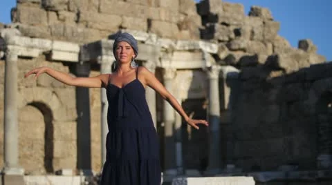 Dances and ancient Stock Footage