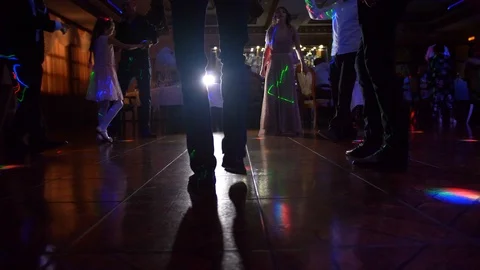 Dances of guests at a wedding Stock Footage 93842778