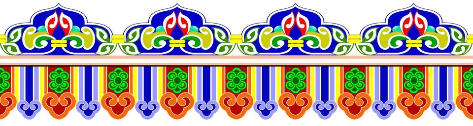 Dancheong Stock Illustration