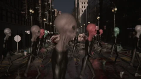 Dancing Aliens Stock Footage 288075682