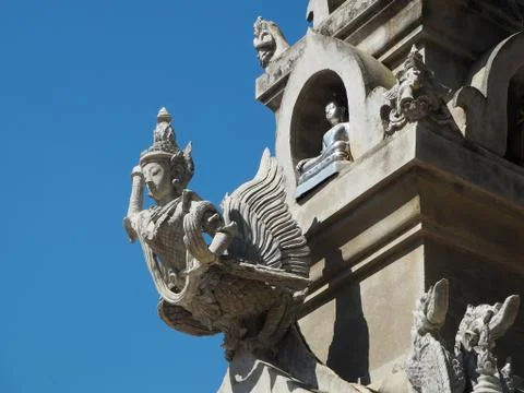 Dancing Angel Statue Stock Photos