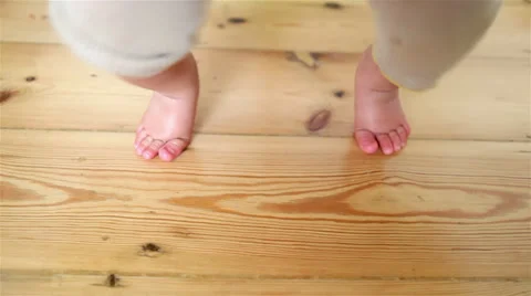 Dancing baby feet Video stock 34393719
