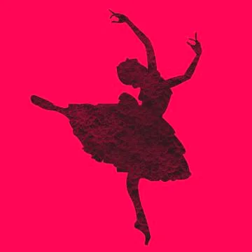 Dancing balerina Illustrazione stock