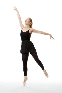 Dancing ballerina Stock Photos