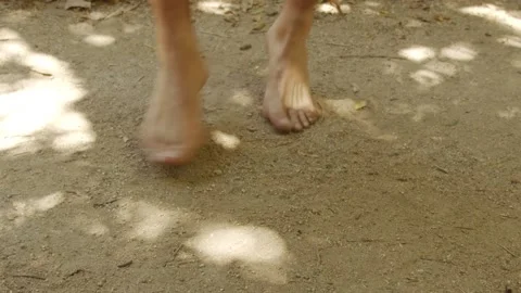 Dancing barefoot on the dirt Stock Footage 171175658