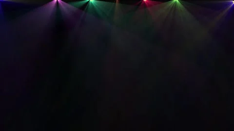 Dancing beams of bright colored light from above 動画素材 320122444