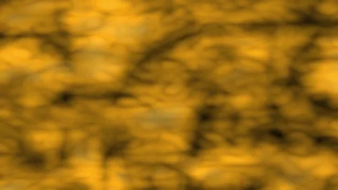 Dancing Blob Gradient Yellow Color Water Smoke Ripple Loop Stock Footage 243256680