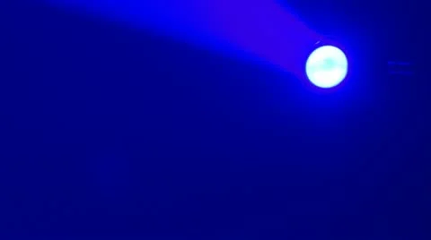 Dancing blue disco lights Stock Footage 20509173