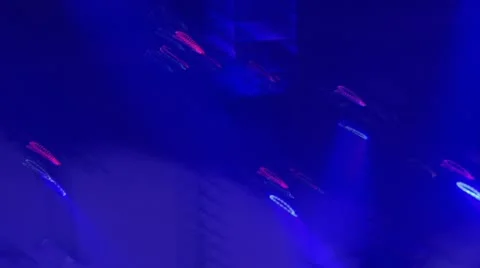 Dancing blue disco lights Stock Footage 20509192