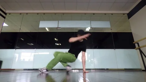 Dancing Boy breakdance Stock Footage 83176033