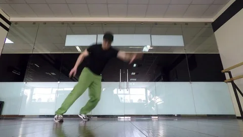 Dancing Boy breakdance Stock Footage 83176054