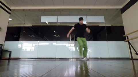 Dancing Boy breakdance Stock Footage 83176146