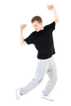 Dancing boy Stock Photos
