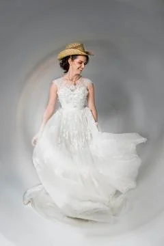 Dancing bride. Stock Photos