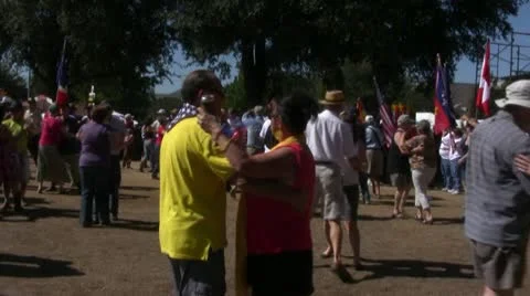 Dancing Cajun Waltz Stock Footage 10790837