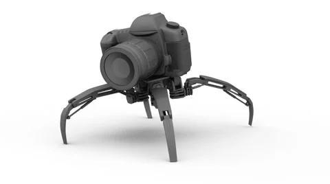 Dancing camera with feet Stock Footage 46731368