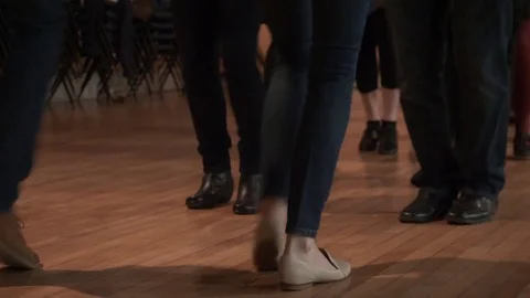 Dancing at Celeidh Stock Footage 83039317