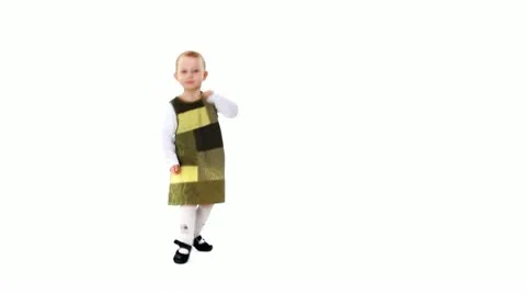 Dancing child-freestyle. Stock Footage 10822988