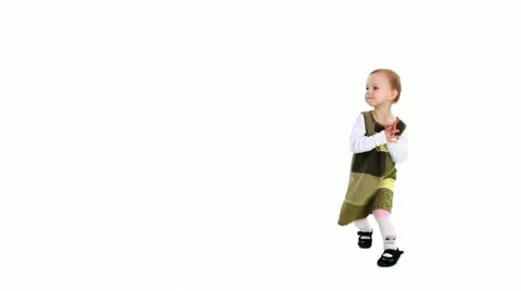 Dancing child-rap. Stock Footage 10822957