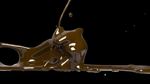 Dancing chocolate Stock Footage 340518807