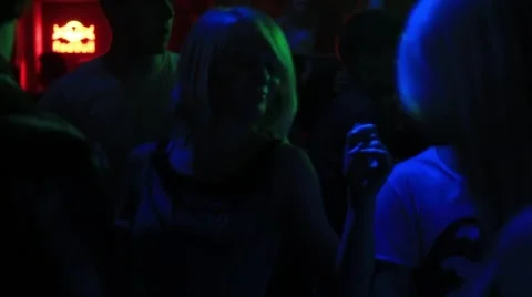 Dancing at a Club Party Stock Footage 46129308