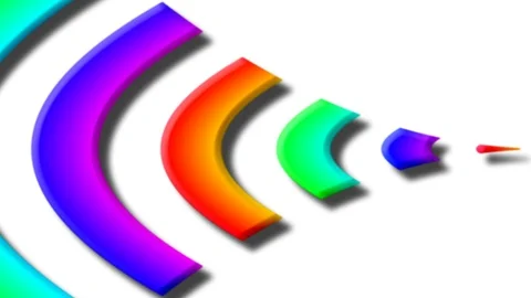 Dancing colour stick Stock Footage 96579111