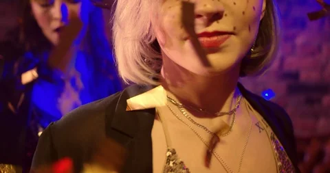 Dancing in the Confetti Stock Footage 88731507