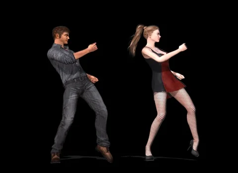 Dancing Couple Video stock 124973227
