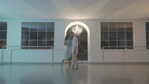 A dancing couple, log video Stock-Footage 229994553