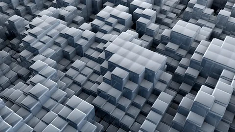 Dancing Cube elements Video stock 121127897