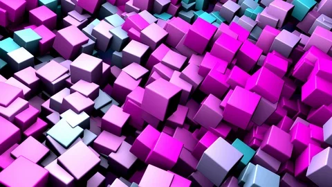 Dancing Cube elements Video stock 121129758