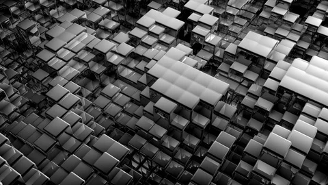 Dancing Cube elements Video stock 129778848