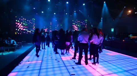 Dancing on the dance floor Stock Footage 10790783