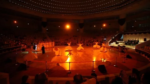 Dancing dervishes Stock Footage 127680767