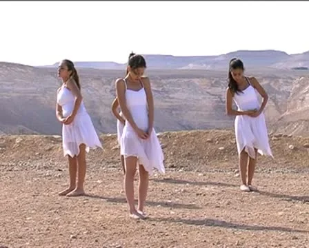 Dancing in the desert 05 Stock Footage 9644196