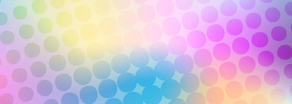 Dancing  Dots, Gradient Texture banner Background with copy space Stock Illustration