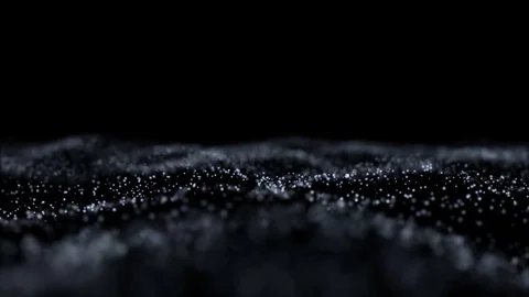 Dancing dots surface close-up loop Stock Footage 84867070