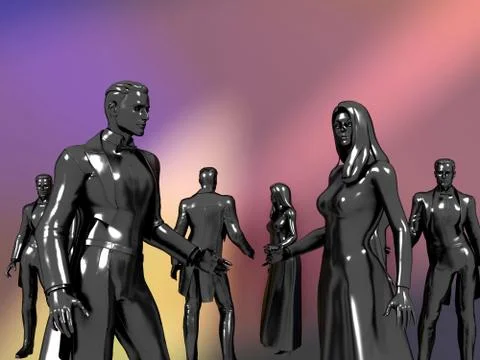 Dancing dummies Stock Photos