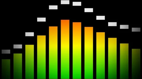 Dancing equalizer Stock Footage 3670363